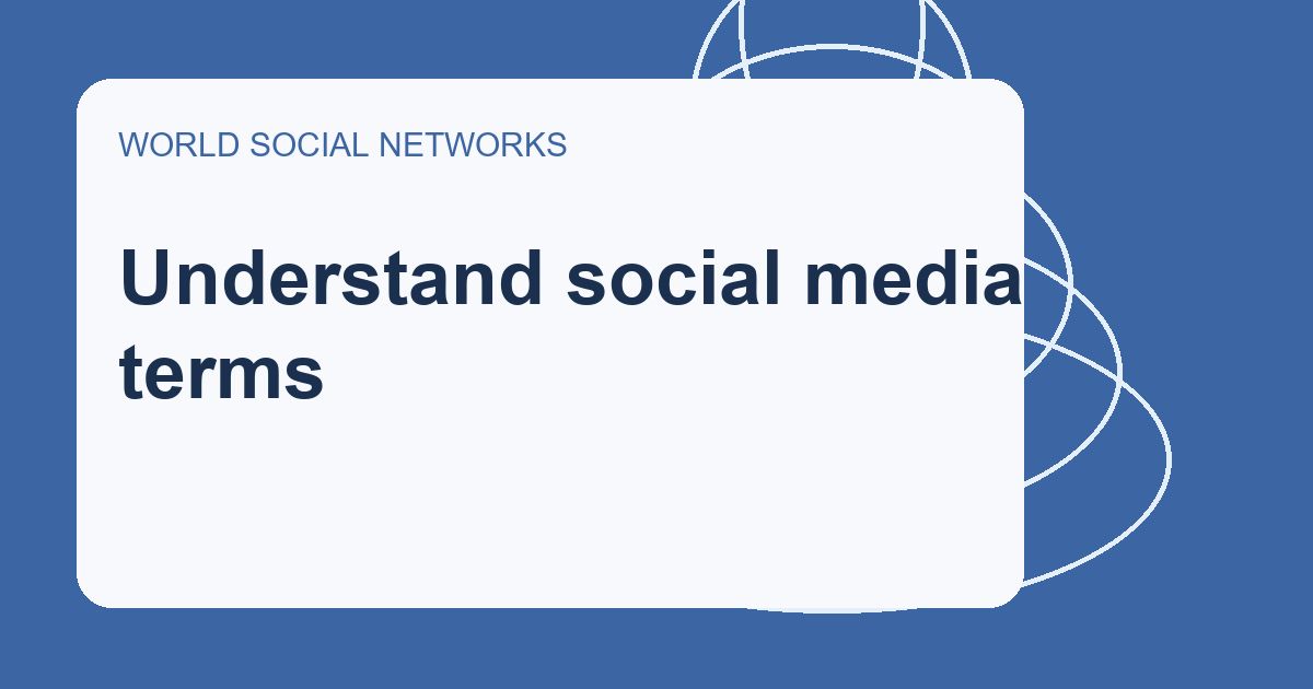 Illustration of social media concepts